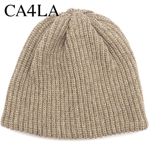 カシラ CA4LA ニットキャップ ONM01853 FW24 ECO CAPE LILY 3 メン...