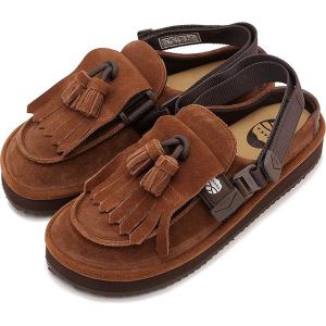 SHAKA シャカ 冬サンダル モックミュール タッセルスエード SK-296