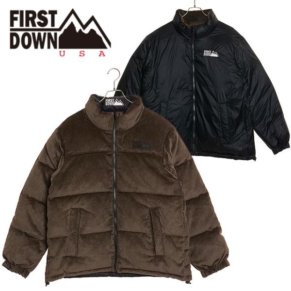 ファーストダウン FIRST DOWN バブル ダウンジャケット コーデュロイ F942032-35...