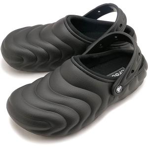 クロックス crocs サンダル クラシック ラインド オーバーパフ クロッグ 210059-001Q4 Classic Lined Overpuff Clog 靴 スライドサンダル Black 正規取扱店
