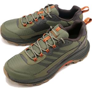 メレル MERRELL スニーカー スピードストライク2 ウォータープルーフ J037843 FW24 M SPEED STRIKE 2 WATERPROOF ライトハイキング 防水 OLIVE 正規取扱店