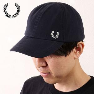 【フレッドペリー】ロゴキャップ ブラック FRED PERRY FRED PERRY（フレッドペリー） キャップ 帽子 Pique Classic Cap／ピケ
