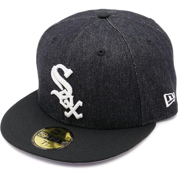 ニューエラ NEW ERA キャップ シカゴ・ホワイトソックス ノンウォッシュデニム 1438886...