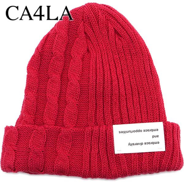 カシラ CA4LA ニットキャップ AKM00097 SS25 MIXED SS KNIT メンズ ...