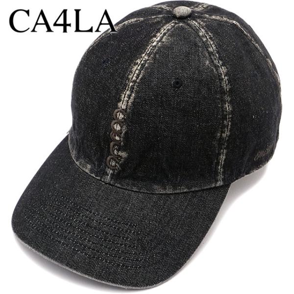 カシラ CA4LA デニムキャップ COH00001 SS25 C VINTEAGE CAP メンズ...
