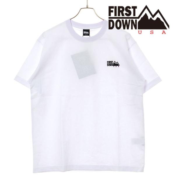ファーストダウン FIRST DOWN ロゴ ショートスリーブTシャツ F801042-01 SS2...