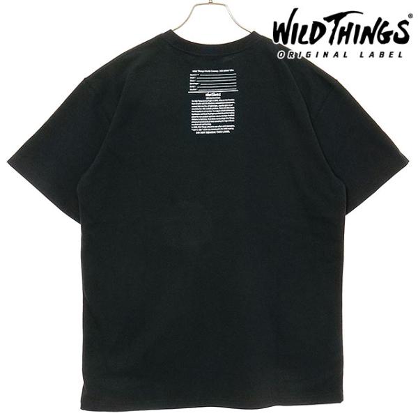 ワイルドシングス WILD THINGS アーミータグ プリントTシャツ WT25054KB SS2...