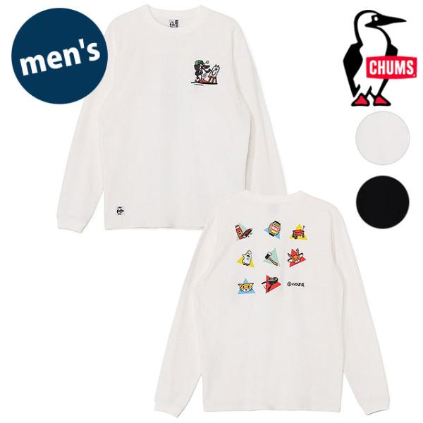 チャムス CHUMS かせきさいだぁアラカルト2 ブラッシュドロングスリーブTシャツ CH01-26...