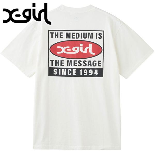 エックスガール X-girl ボックスロゴショートスリーブTシャツ 105258011001 SS2...