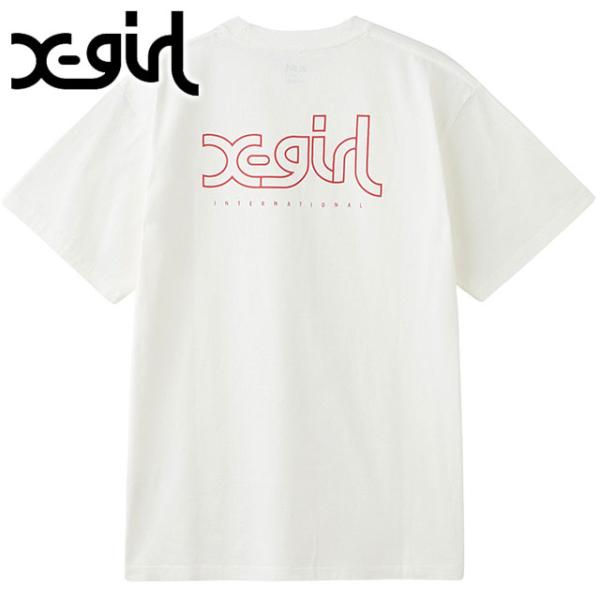 エックスガール X-girl ミルズロゴショートスリーブTシャツ 105258011006 SS25...