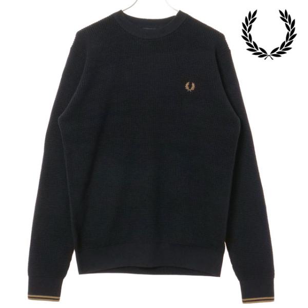 フレッドペリー FRED PERRY ワッフルステッチジャンパー K6507-102 FW25 WA...
