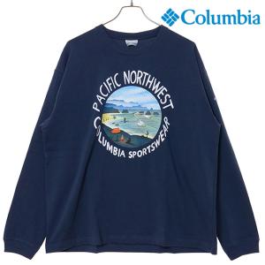 コロンビア Columbia レイクトゥアベニューグラフィックロングスリーブTシャツ PM0529-466 FW25 Lake to Avenue Graphic LS Tee メンズ Nocturnal 正規取扱店
