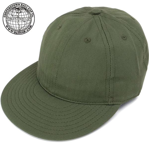 クーパーズタウンボールキャップ COOPERSTOWN BALLCAP ソリッド ヘリンボーンツイル...