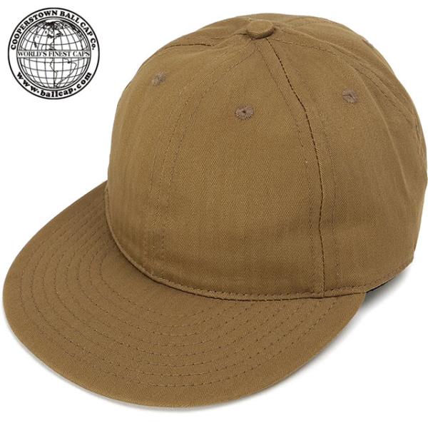 クーパーズタウンボールキャップ COOPERSTOWN BALLCAP ソリッド ヘリンボーンツイル...