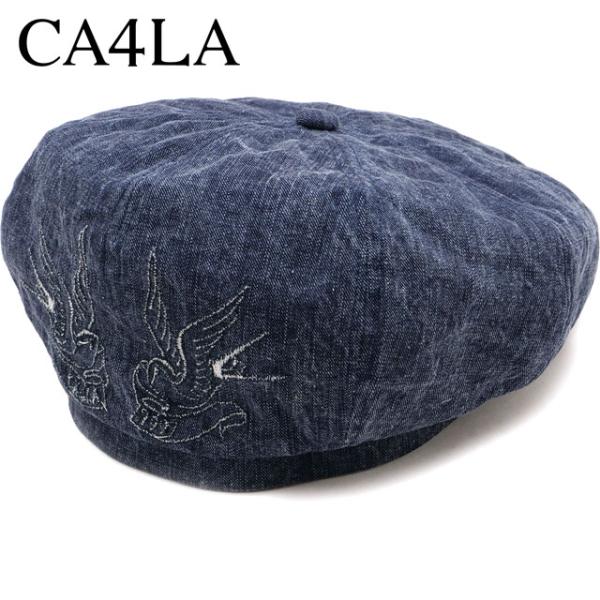 カシラ CA4LA ベレー帽 DOU02042 FW25 SWALLOW M BERET メンズ・レ...
