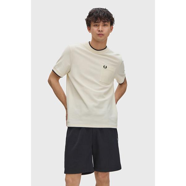 フレッドペリー FRED PERRY メンズ ポケットディテールピケTシャツ M2395-560 S...
