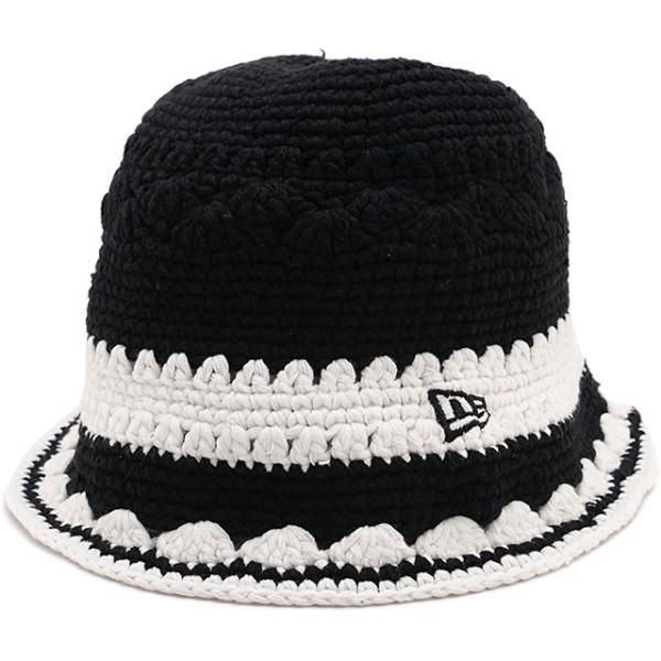 ニューエラ キャップ NEW ERA CAP ハット クロッシェニット ボーダー 14744713 ...