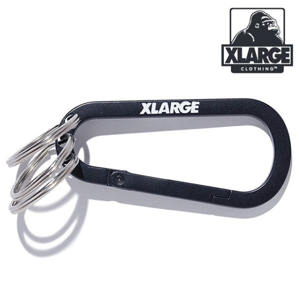 エクストララージ XLARGE スタンダードロゴ キーリングカラビナ 101261054008 SS...