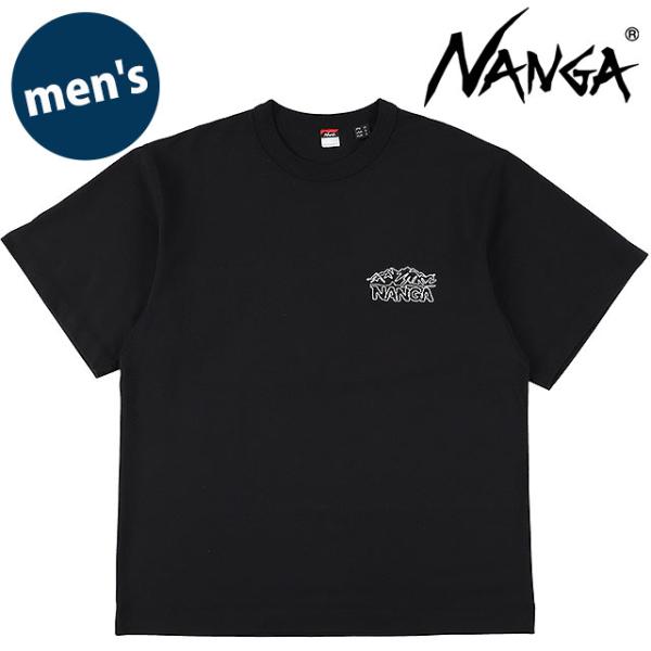 ナンガ NANGA メンズ エコハイブリッド ラインドローイングTシャツ N2610-1M038Z ...
