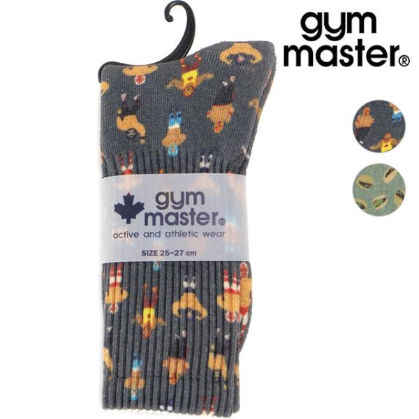 ジムマスター GYM MASTER ハッピーペイントクルーソックス G857329 SS26 メンズ...