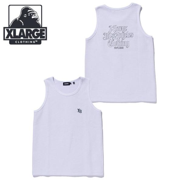 エクストララージ XLARGE メンズ オールドイングリッシュ ワッフルタンクトップ 1012620...