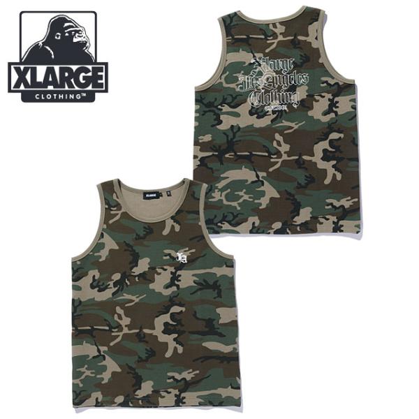 エクストララージ XLARGE メンズ オールドイングリッシュ ワッフルタンクトップ 1012620...