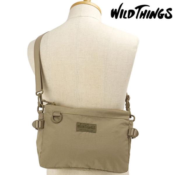 ワイルドシングス WILD THINGS ショルダーバッグ ツイン サコッシュ W7019 6L T...