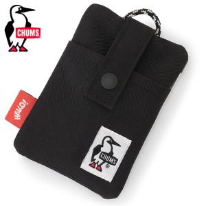 チャムス CHUMS リサイクルパスケース CH60-4181 Recycle Pass Case メンズ レディース 小物 定期入れ カード入れ キーリング付き 黒 Black 正規取扱店