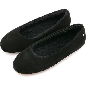 日本限定 エミュー オーストラリア EMU Australia レディース ミラ2.0 W12830 FW23 Mira 2.0 バレエシューズ スエード メリノウール フラット パンプス Black