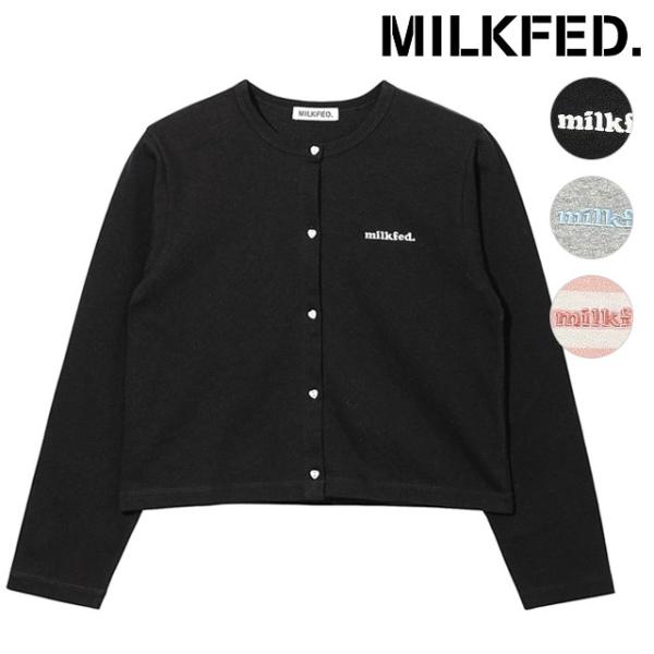 ミルクフェド MILKFED. レディース ハートエルボー カーディガン 103241013010 ...