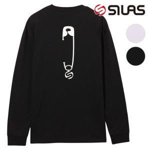 サイラス SILAS メンズ セーフティーピン ロングスリーブティー 110241011009 SS24 SAFETY PIN L S TEE トップス Tシャツ 長袖｜mischief