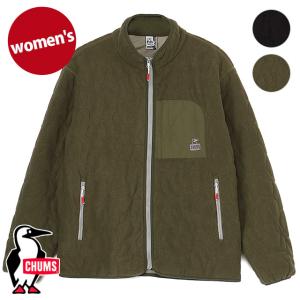 チャムス CHUMS ブービー ステッチ フリース ジャケット CH14-1417 W Booby Stitch Fleece Jacket レディース アウター 中綿キルティング フードなし 正規取扱店