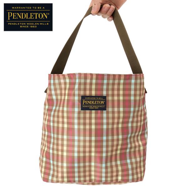 ペンドルトン PENDLETON ギンガム ワンハンドルバッグ PDT-000-251027 SS2...