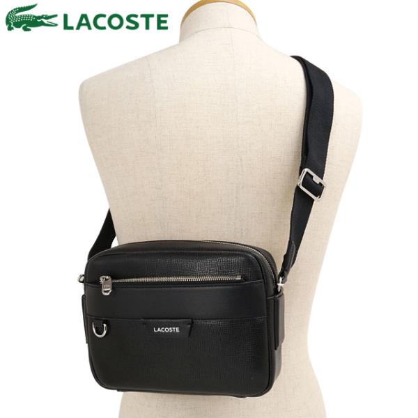 ラコステ LACOSTE オシアン レザーレポーターバッグ NH5048OI-000 FW25 メン...