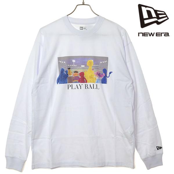 ニューエラ NEW ERA ロングスリーブTシャツ セサミストリート ベースボール 14682873...
