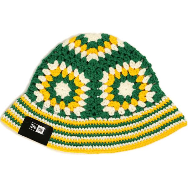 ニューエラ NEW ERA クロシェニット ニット バケットハット 14667697 FW25 CR...