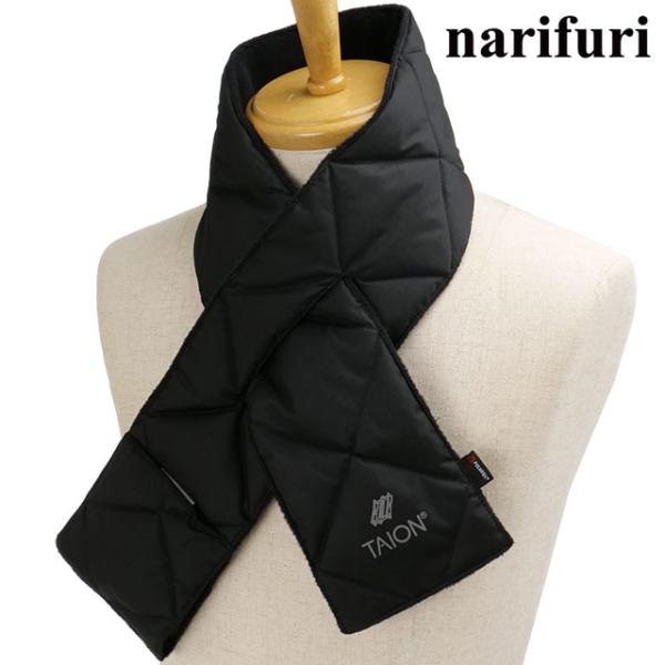ナリフリ narifuri TAION リバーシブルダウンキルトマフラー NFTA-10 FW25 ...