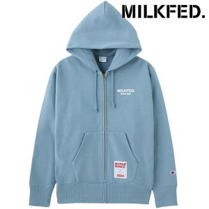【ミルクフェド】ブロックスウェットフーディ MILKFED.（ミルクフェド） パーカー COLOR BLOCK SWEAT HOODIE
