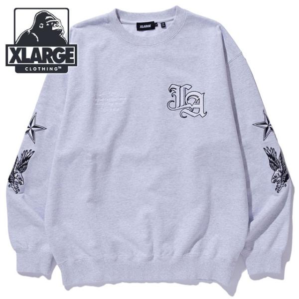 エクストララージ XLARGE クルーネック スウェットシャツ 101254012003 FW25 ...