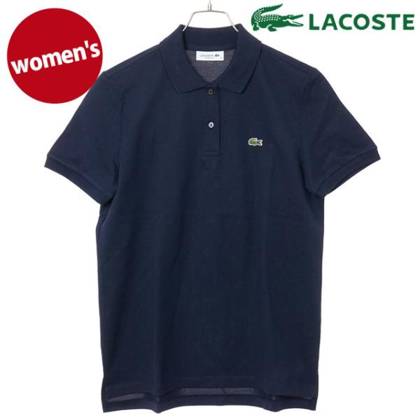 ラコステ LACOSTE レディース コットン100% ピケ ポロシャツ(半袖) PF7839J-9...