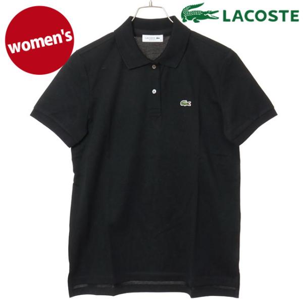 ラコステ LACOSTE レディース コットン100% ピケ ポロシャツ(半袖) PF7839J-9...