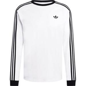 アディダス オリジナルス adidas Originals メンズ スリーストライプス ロングスリーブティー MCE70 KE3545 SS26 トップス 長袖 白 ホワイト 正規取扱店｜mischief シューズ&アパレル