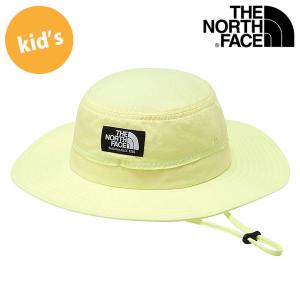 ザ・ノース・フェイス THE NORTH FACE キッズホライズンハット NNJ02520-LM SS26 日よけ UVケア あご紐付き イエロー レモンミスト 正規取扱店