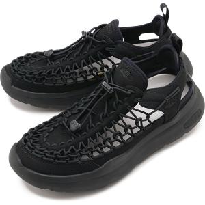 キーン KEEN スニーカーサンダル メンズ ユニーク ダブルケー 1030271 SS26 タウン トラベル シューズ ブラック BLACK BLACK 正規取扱店