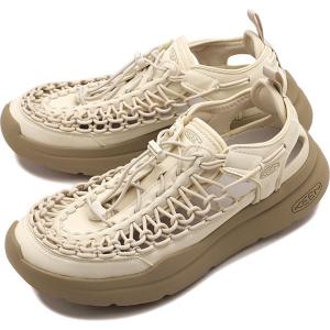 キーン KEEN スニーカーサンダル メンズ ユニーク ダブルケー 1030272 SS26 タウン トラベル シューズ ホワイト BIRCH PLAZA-TAUPE 正規取扱店