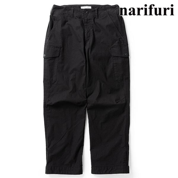 ナリフリ narifuri メンズ バイクカーゴパンツ NF5105-001 SS26 リップストッ...