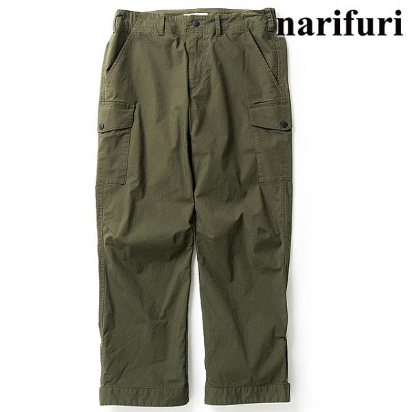ナリフリ narifuri メンズ バイクカーゴパンツ NF5105-059 SS26 リップストッ...