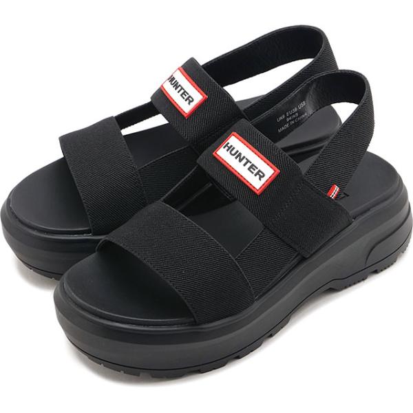 ハンター HUNTER ウィメンズ シティー レベル エラスティック サンダル WFF3122ELA...