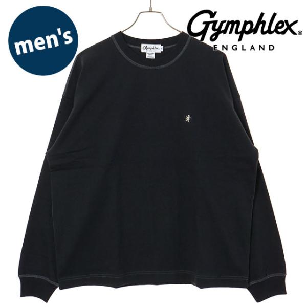 ジムフレックス Gymphlex メンズ クルーネック ロングスリーブ Tシャツ #GY-C0389...