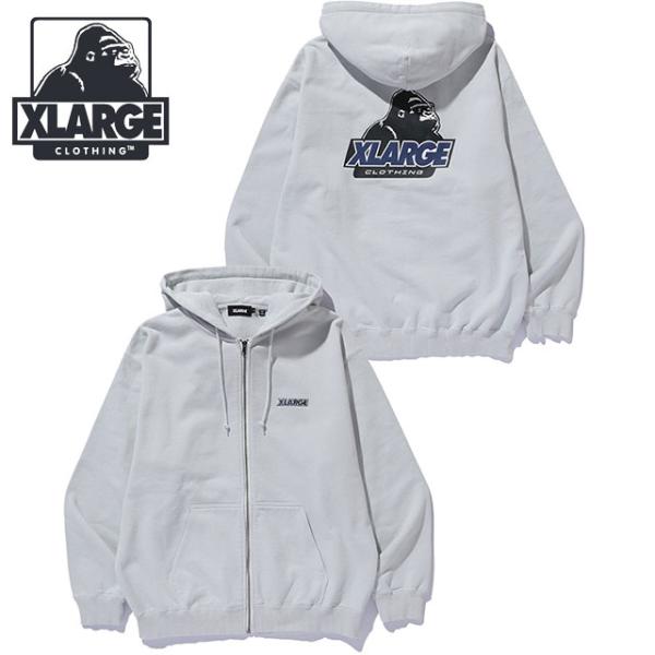 エクストララージ XLARGE メンズ オールドOG ジップ フーデッド スウェットシャツ [101...